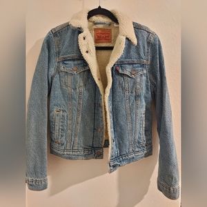 Levi's lined denim jacket Medium